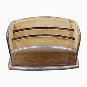 Desk Letter Holder in Leatherette