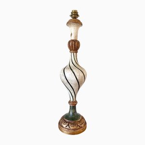 Lampe Vintage en Bois, Espagne, 1960