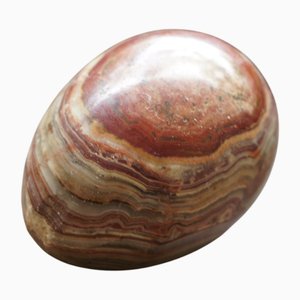 Sculpture Oeuf en Onyx Vert, 1990s