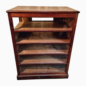 Antique Belgian Display Cabinet in Pine, 1920s