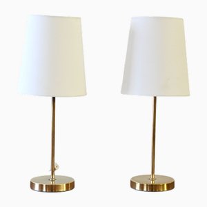 Scandinavian Brass Lampshades, 1950s, Set of 2