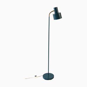 Vintage Scandinavian Floor Lamp in Metal and Brass, 1960s