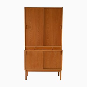 Skandinavischer Kleiderschrank mit Schiebetüren von Bodafors, 1950er