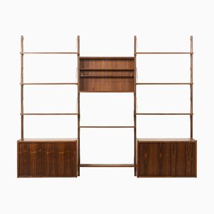 Danish Rosewood Wall Unit by Preben Sorensen for PS System Randers, 1960s