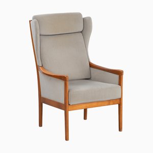 Vintage German High-Back Chair
