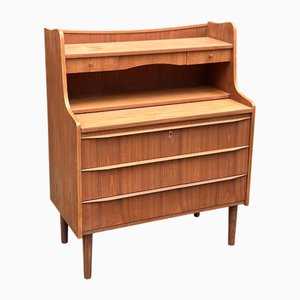 Vintage Danish Chatol Teak Secretaire, 1960s
