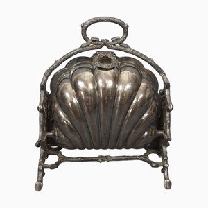 Victorian Shell-Shaped Biscuit Jar from Walker & Hell, 1894