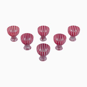 Strikt Cocktail Glasses by Bengt Orup for Johansfors, 1950s, Set of 6