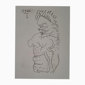 Pablo Picasso, The Taste of Happiness, 1970s, Lithograph
