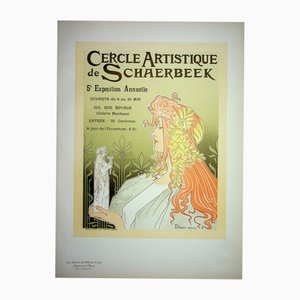 Henri PRIVAT-LIVEMONT, Muse, 1897, Litografía