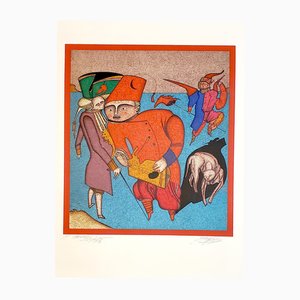 Mikhail Chemiakin, 1978, Original Lithograph