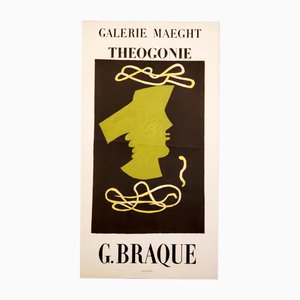 Georges Braque, Theogony, Lithographic Poster, 1954