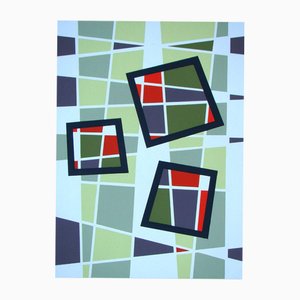 Jean LEPPIEN, 1954, Original Screenprint