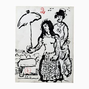 Marc Chagall, Poesie, Xilografia originale, Prova di stampa