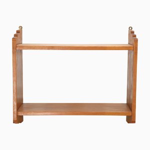 Brutalist Wall Shelf in Pine, 1930s