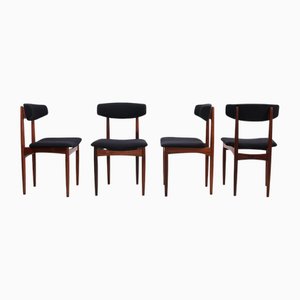 Dänische Esszimmerstühle, 1960er, 4 . Set