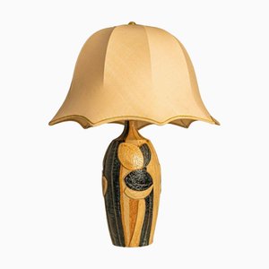 Ceramic Table Lamp attributed to Noomi Backhausen for Søholm, 1960s