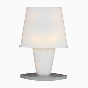 Vintage Italian Milk Glass Table Lamp by Daniela Puppa for Fontana Arte, 1990s