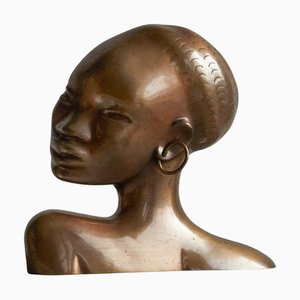 Art Deco Bronze Figurine in the style of Karl Hagenauer, 1930s