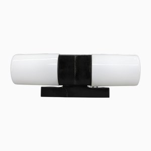 Glass and Bakelite Wall Light, Former Czechoslovakia, 1960s