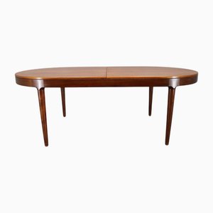 Large Extendable Teak Dining Table by Arne Hovmand-Olsen, Denmark, 1960s