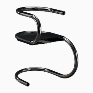 Modernist Mono Tube Chair by Architect Wim Van Den Bergh, 1950s