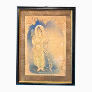Louise Janin, Hindu Deity Mixed, 1920s, Media on Paper