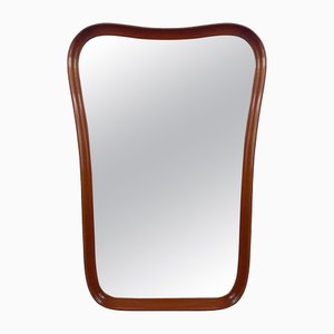 Mahogany Wall Mirror, Sweden, 1940s
