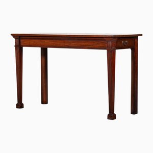 English Mahogany Console Table, 1880s