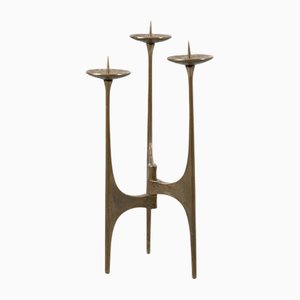 Großer Kerzenhalter aus Bronze, 1960er
