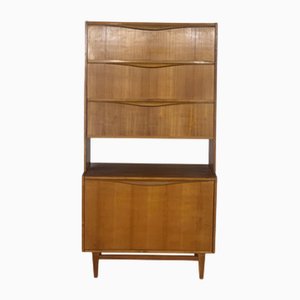 Vintage Kleiderschrank aus Leinen von Hellerau