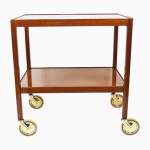 Bar Cart Serving Trolley by Julius Jirasek for Werkstätte Hagenauer, Vienna, 1930s