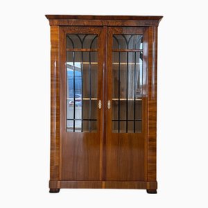 Vitrine Biedermeier en Noyer