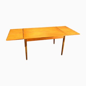 Danish Teak Extendable Dining Table, 1960s