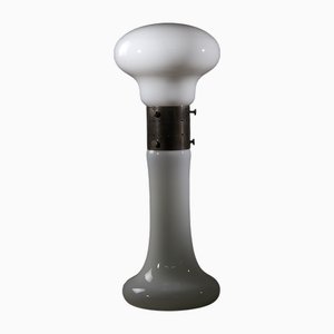 Murano Glas Stehlampe mit Chrom Gürtel von AV Mazzega, 1970er