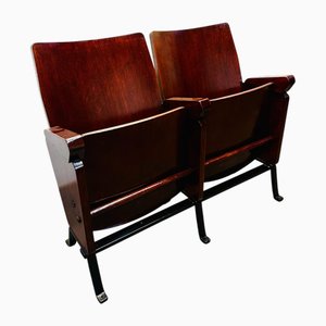 Vintage Cinema Chair Bench