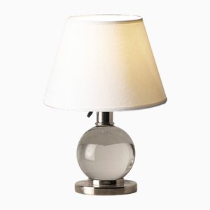 Model 7706 Adjustable Table Lamp by Jacques Adnet for Baccarat, 1930s