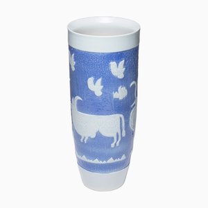 Porzellanvase The Visit to the Herd, 1950er