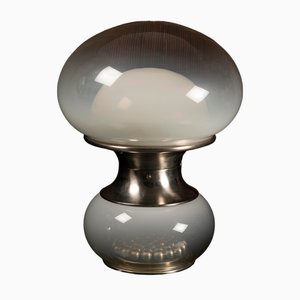 Italian Opaline Crystal Table Lamp from Selenova, 1970s