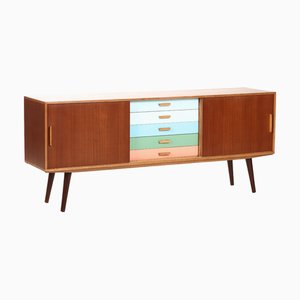 Danish Low Sideboard, 1980s