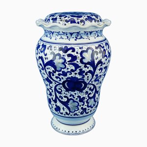 Vase à Pharmacie Albarello en Céramique de Cacf, Faenza, Italie, 1960s
