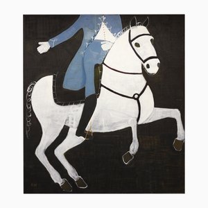 Rubins Johannes Spaans, Reiterporträt von Ferdinand Vii, 2025, Öl auf Leinwand