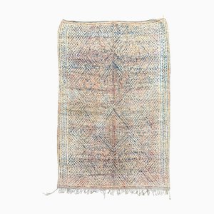 Vintage Moroccan Boujad Rug in Handwoven Wool, 1990s
