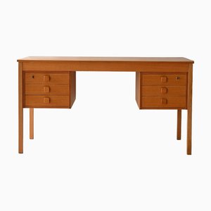 Vintage Danish Desk in Light Teak, 1960s