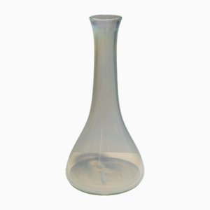 High Glass Vase with Long Neck, 1950s