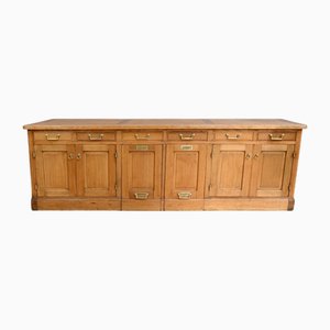 Kommerzielles Sideboard aus Eiche, 1920er
