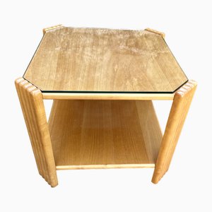 Table d'Appoint en Hêtre de Maison Rosello, 1970