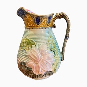 Majolica Pitcher Vase from Wasmuel, 1890s