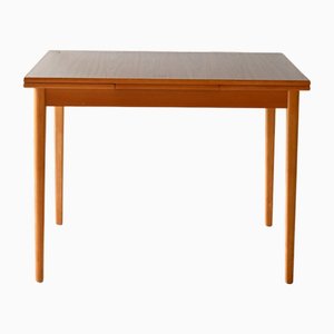 Scandinavian Rectangular Table in Teak and Formica, 1950s