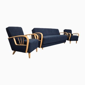 Mid-Century Modern Living Room Set, Set of 3